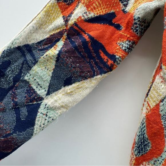 RTR Aldo Martins Naeba Geometric Multicolor Patchwork‎ Long Sleeve Cardigan Sz 2 - Picture 10 of 13